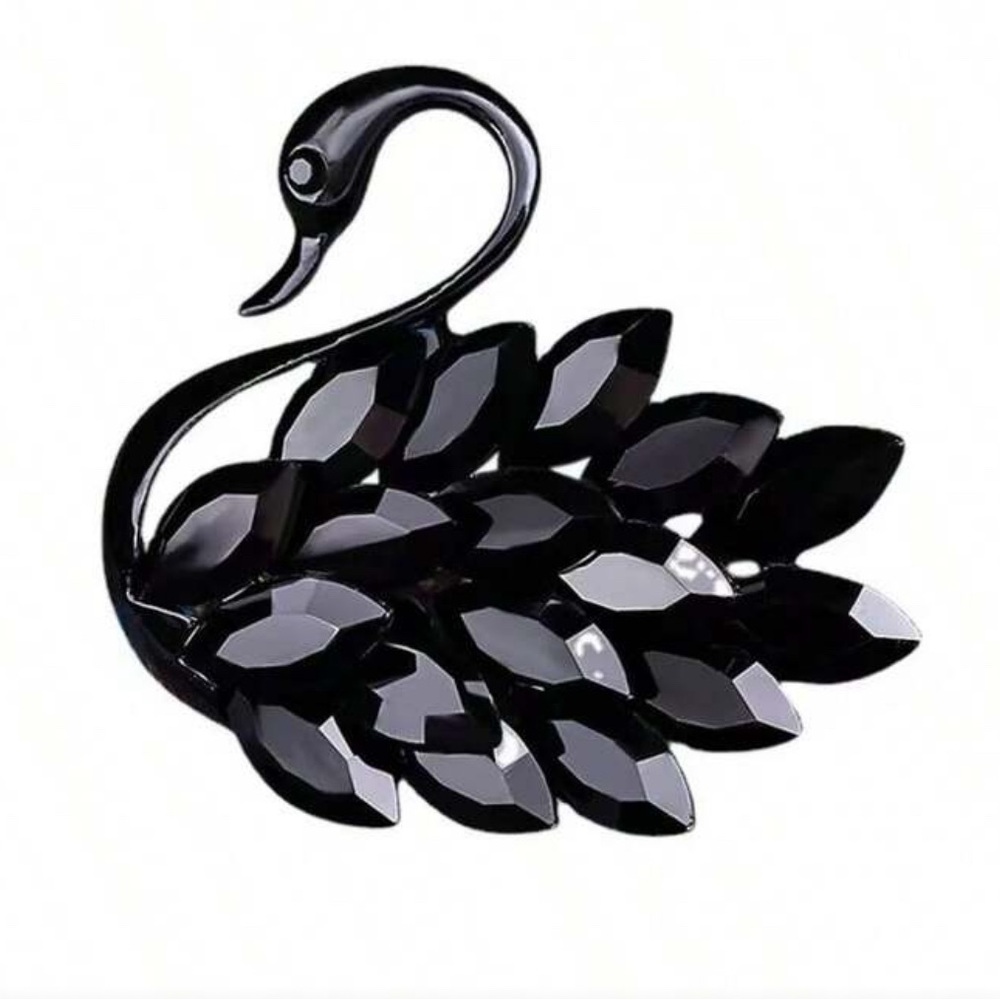 🎁🎁 SALES Chic Black Swan Brooch - Picture 3 of 5